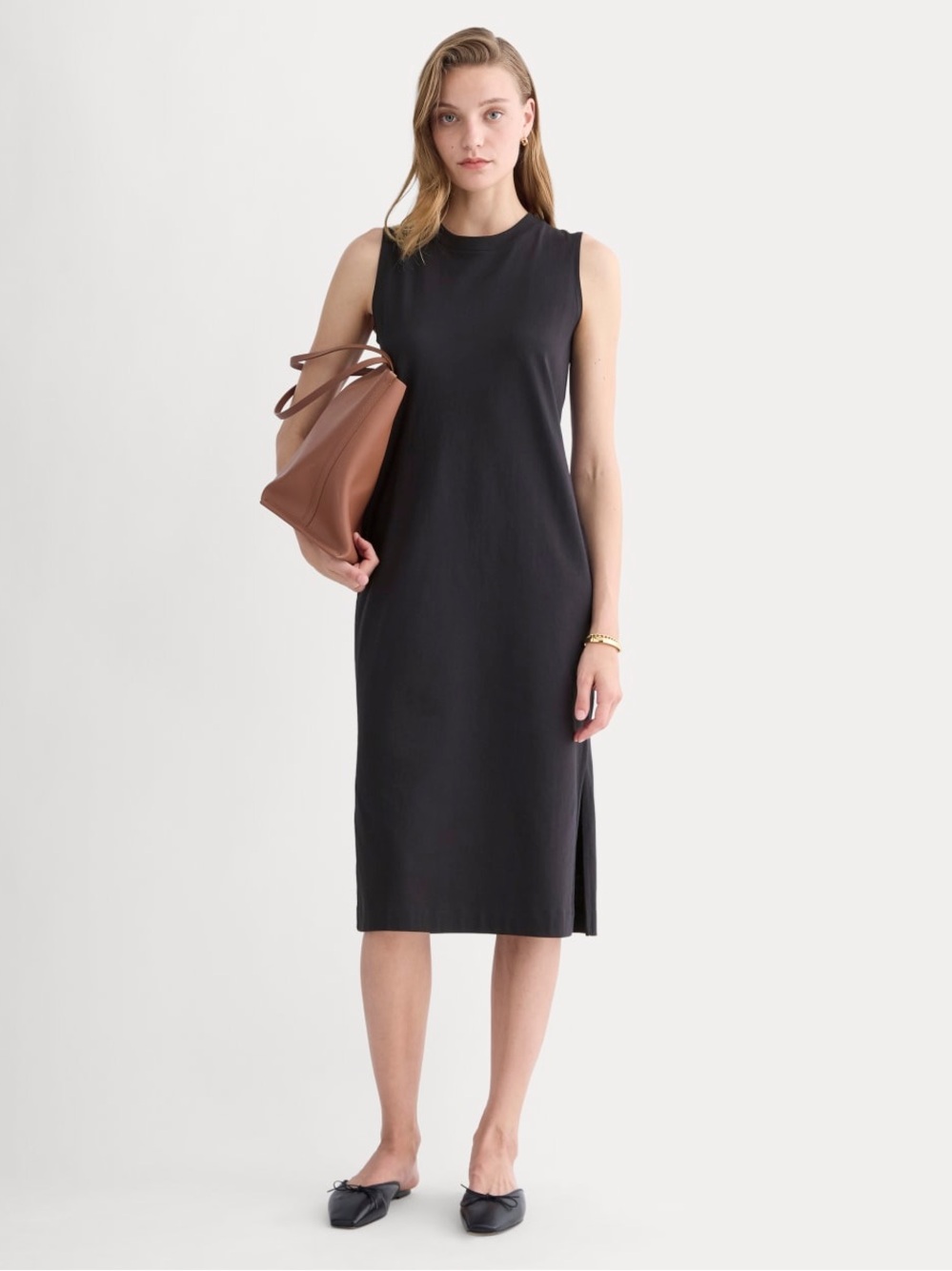 Like New Everlane Weekend Tank Dress - Medium Black